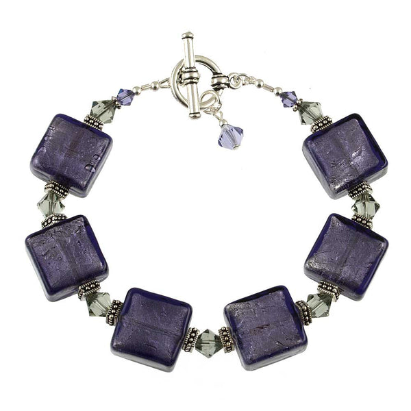 SB-155 Bracelet Square Plum Gorgeous