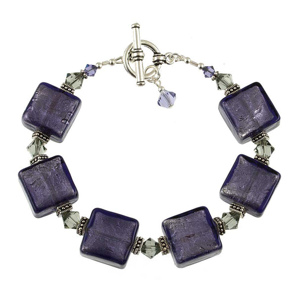 SB-155 Bracelet Square Plum Gorgeous