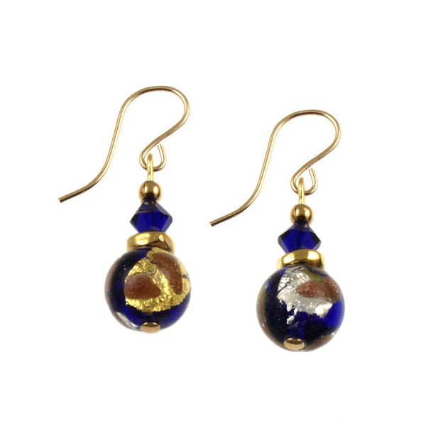 SE-1109 Earring Round Rhapsody In Blue