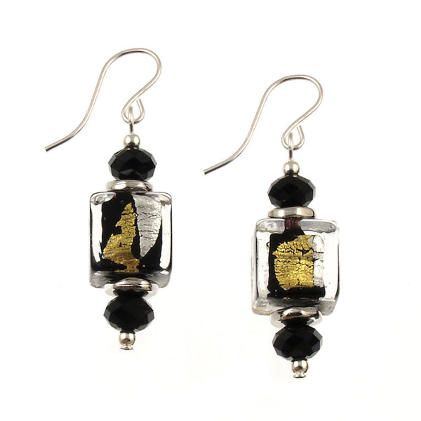 SE-1159 Earring Cube Evening In Venice