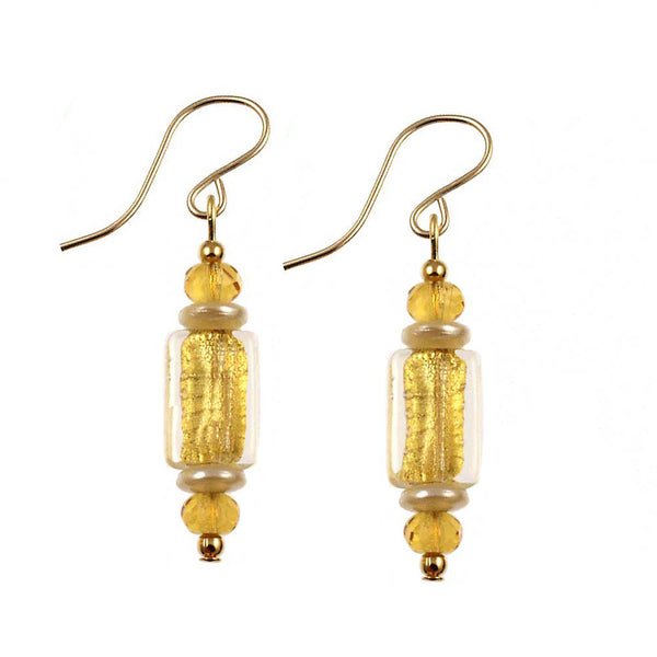 SE-1253 Earring Rectangle Roman Holiday