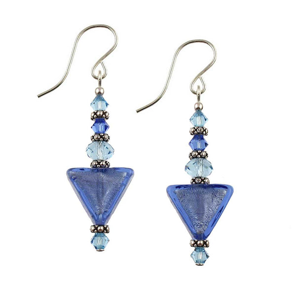 SE-1266 Earring Triangle Monterey Breeze