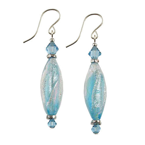 SE-1300 Earring Skinny Oval Siren of the Sea