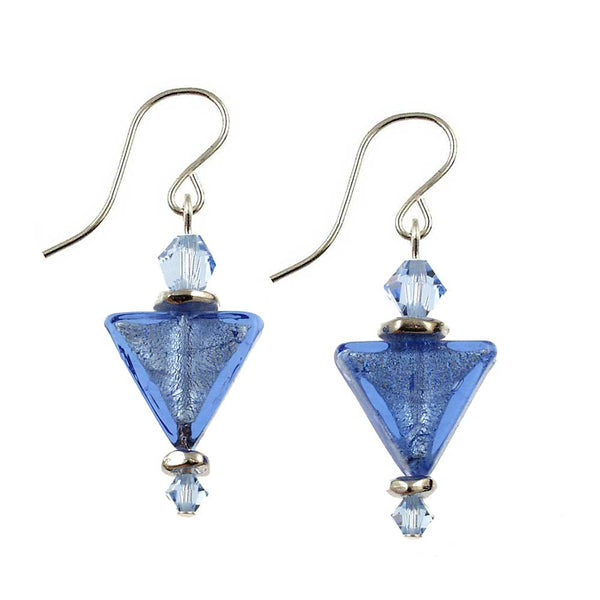 SE-1366 Earring Triangle True Blue