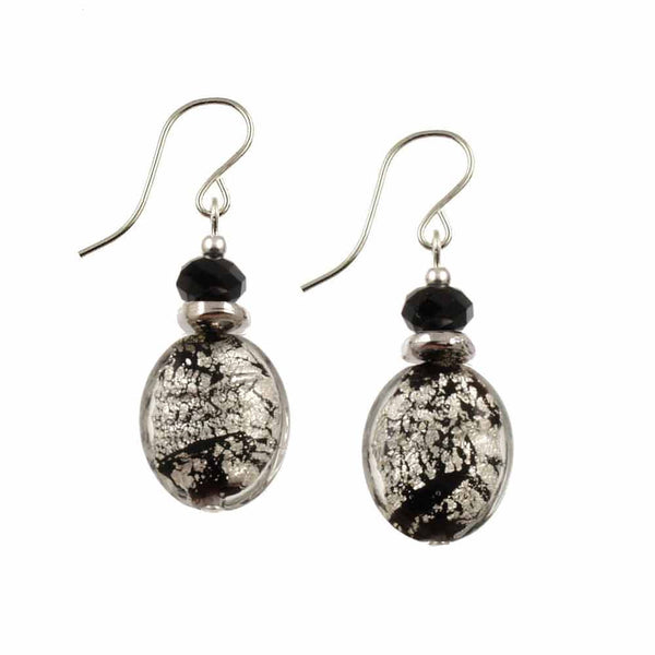 SE-270 Earring Oval Midnight Magic