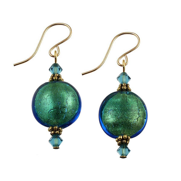 SE-286 Earring Lentil Teal We Meet Again