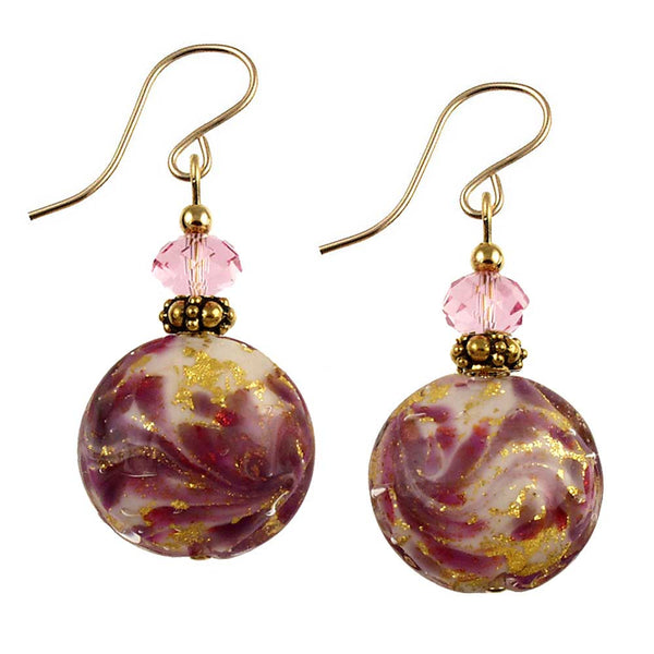 SE-36 Earring Disc Portofino Pink