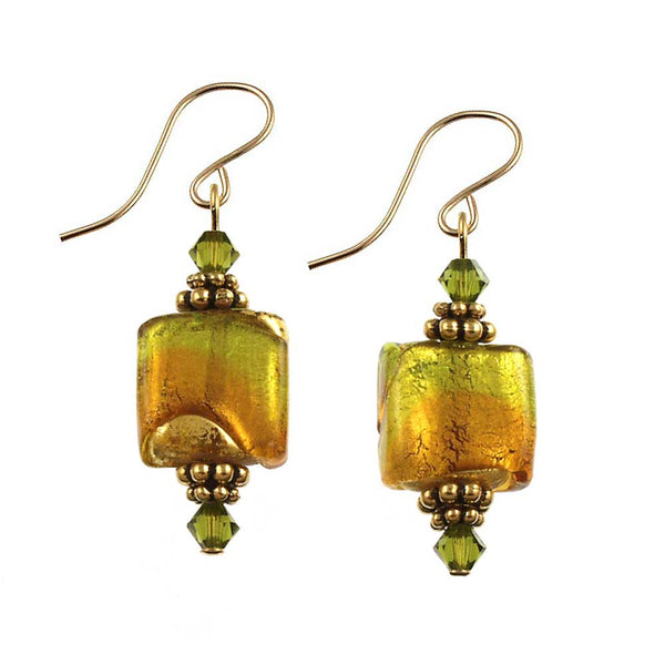 SE-383 Earring Square Magic Garden