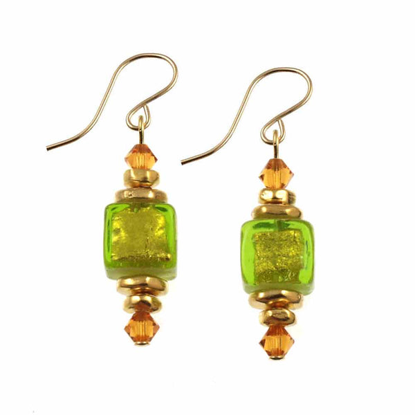 SE-80K Earring 8mm Cube Block Party