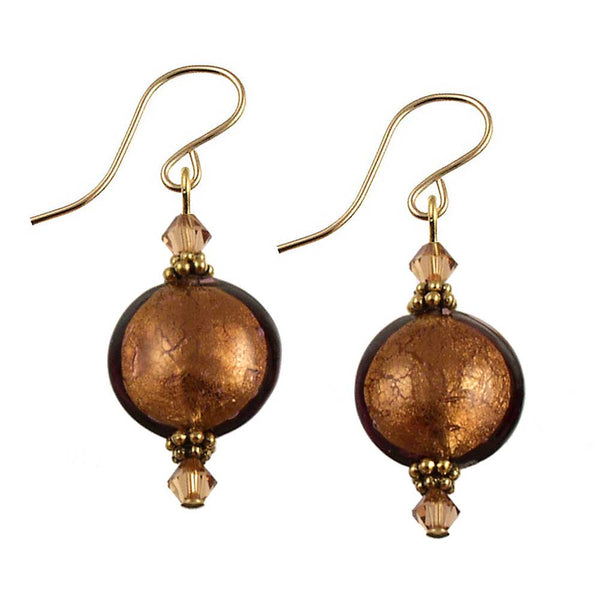 SE-997 Earring Lentil Chocolate Spice