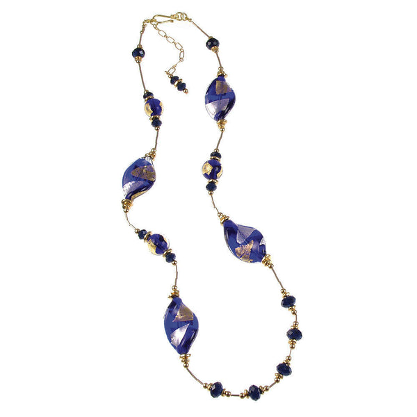 SN-1100 Necklace Twist Rhapsody In Blue