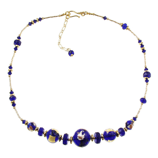 SN-1106 Necklace Round Rhapsody In Blue