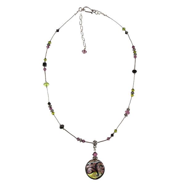SN-485 Pendant Disc Peacock