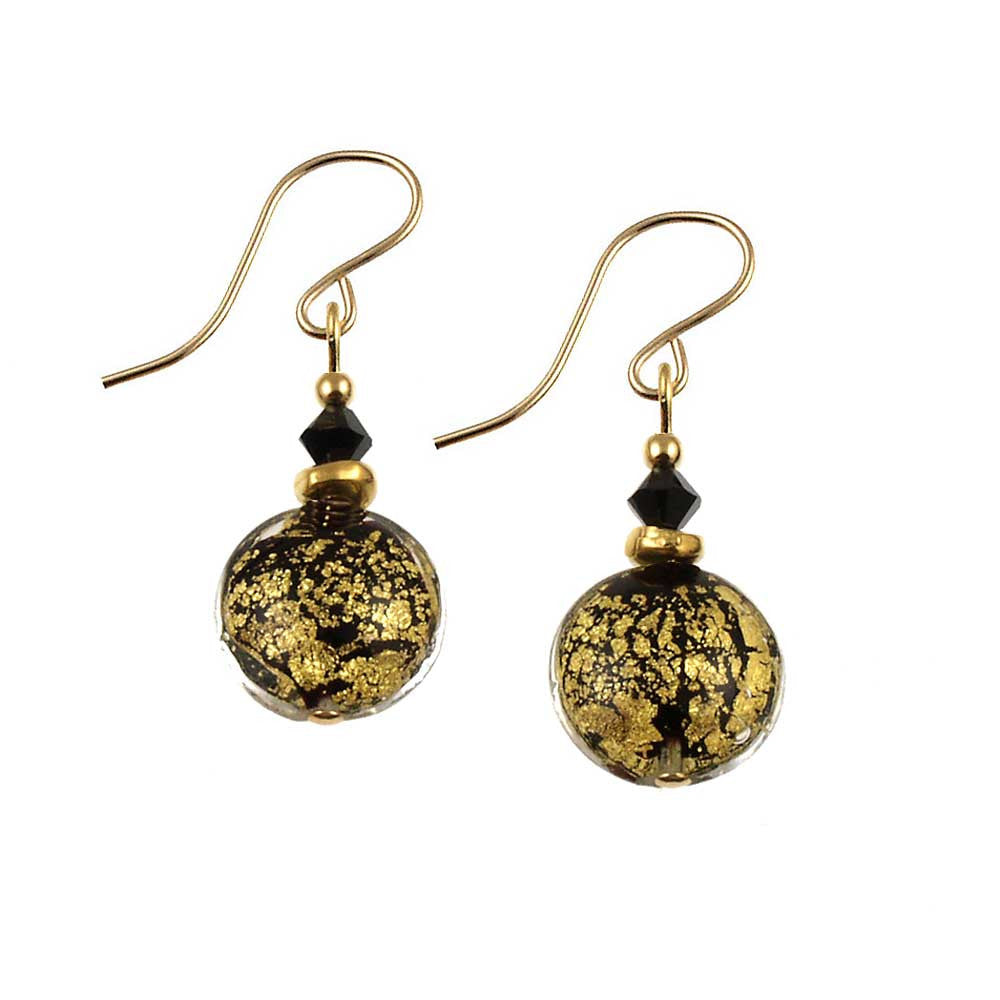 SE-1280 Earring Lentil Golden Shadow