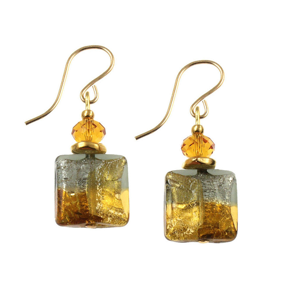 SE-85 Earring 13mm Square Autumn In New York
