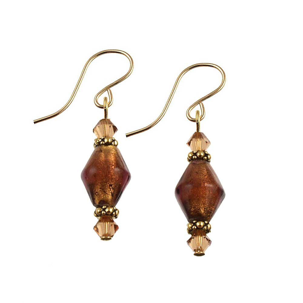 SE-995 Earring Doppio Cono Chocolate Spice