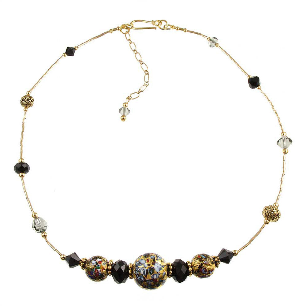 SN-1091 Necklace Round Byzantine Beauties
