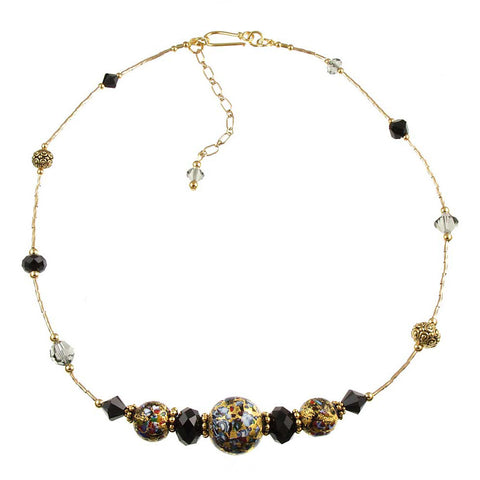 SN-1091 Necklace Round Byzantine Beauties