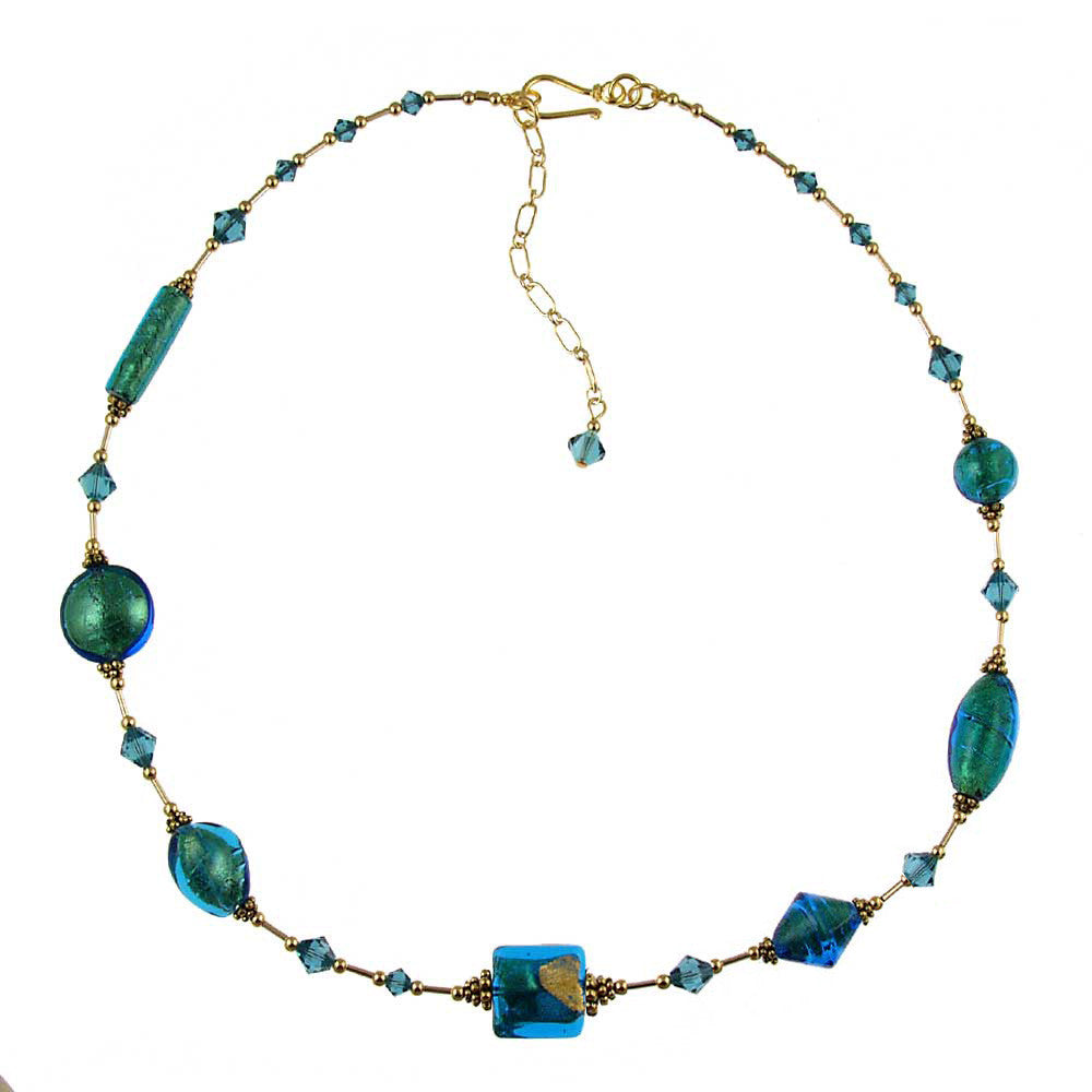 SN-285 Necklace Teal We Meet Again