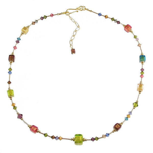 SN-460 Necklace Autumn Baby Cubes